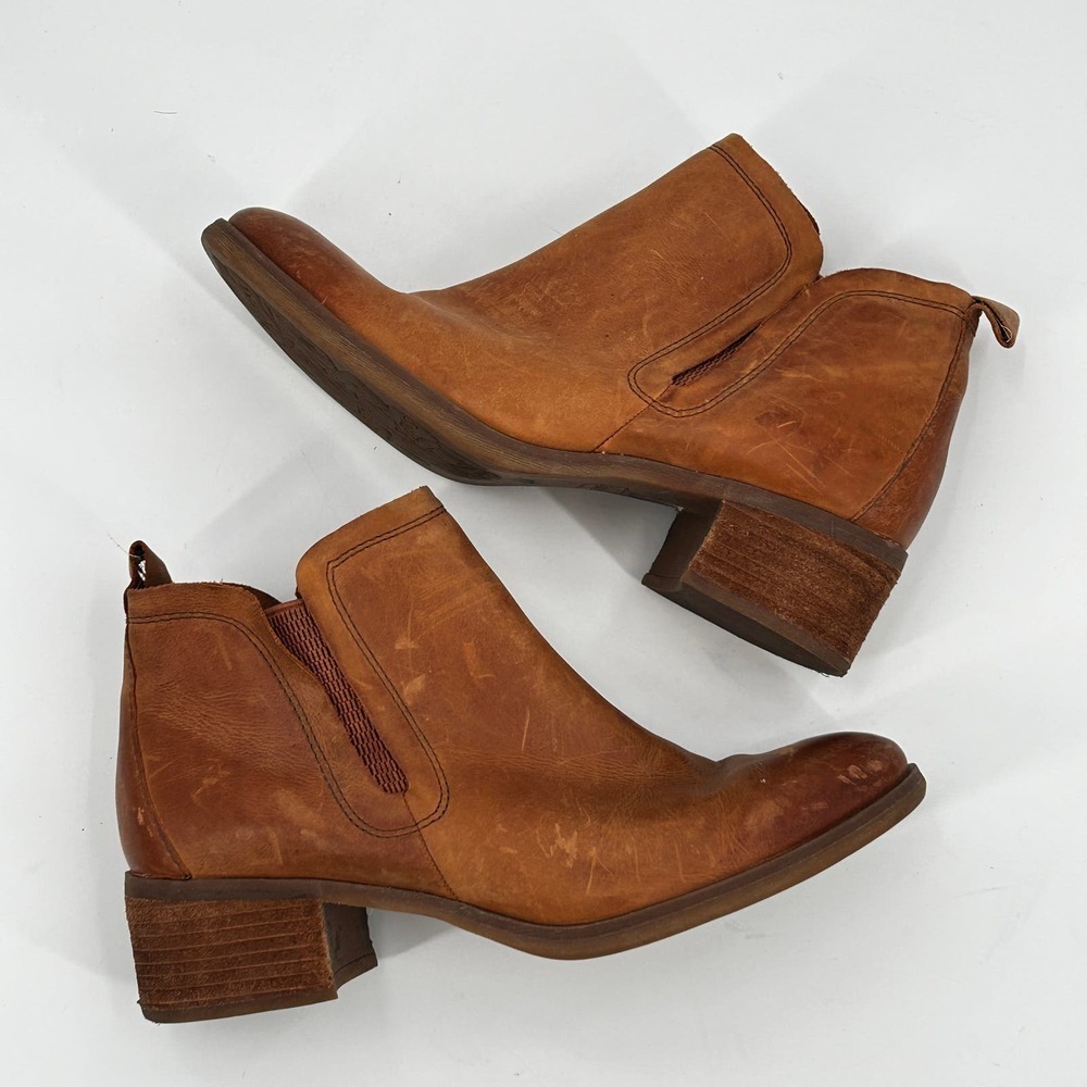 Kork-Ease Tan Ankle Boots